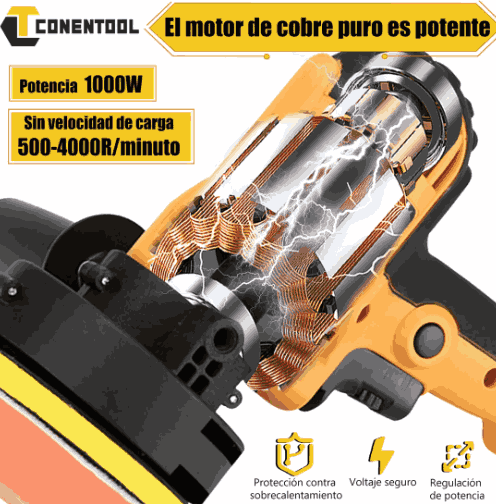 Pulidora Lijadora Para Auto Con Velocidad Ajustable AutoClean™