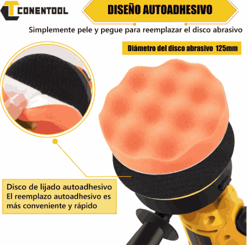 Pulidora Lijadora Para Auto Con Velocidad Ajustable AutoClean™