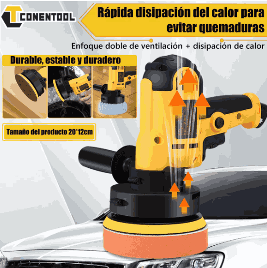 Pulidora Lijadora Para Auto Con Velocidad Ajustable AutoClean™