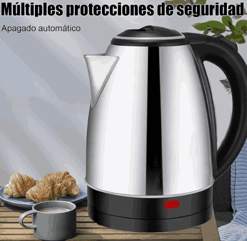 Hervidor de Agua Eléctrico Inoxidable de 2 Litros COADC™
