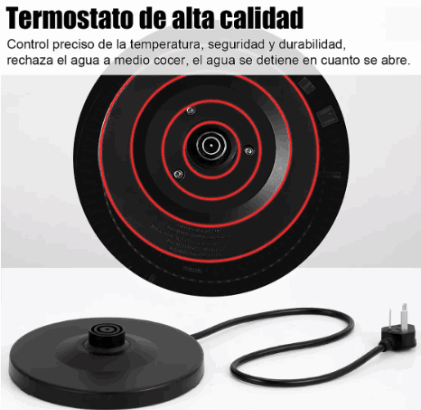 Hervidor de Agua Eléctrico Inoxidable de 2 Litros COADC™