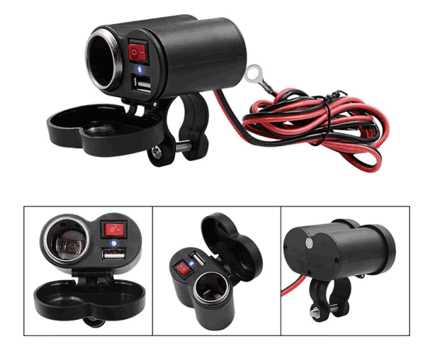 Cargador para Celular con Encendedor para Motocicleta MotorcycleElectronics™
