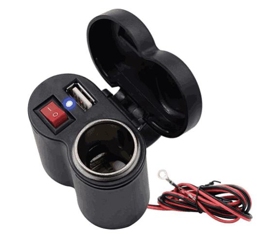 Cargador para Celular con Encendedor para Motocicleta MotorcycleElectronics™