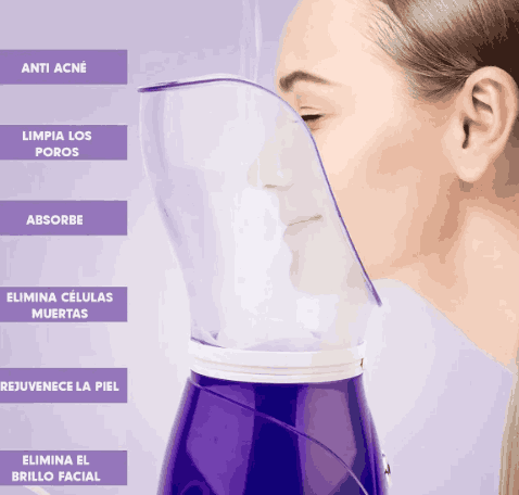 Vaporizador para Limpieza Facial Profunda Saunes™