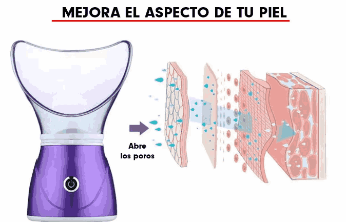 Vaporizador para Limpieza Facial Profunda Saunes™