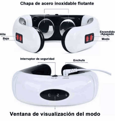 Fisioterapia Masajeador Para Cuello Y Cintura Recargable Therapeutic™