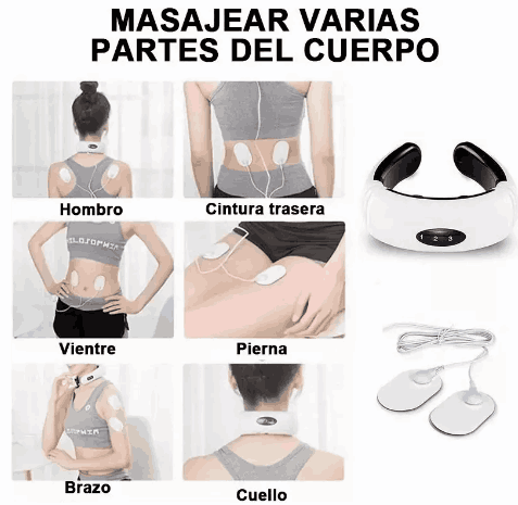 Fisioterapia Masajeador Para Cuello Y Cintura Recargable Therapeutic™