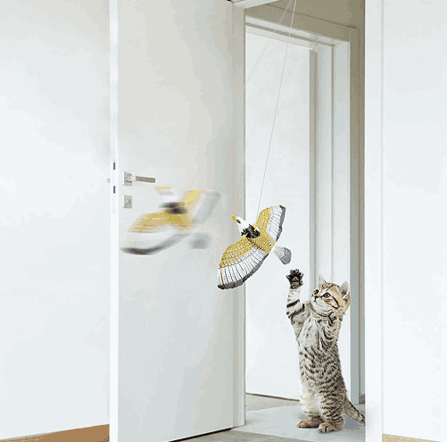 Kit de 2 Juguetes de Pájaros Voladores Eléctricos para Gato CatFun™