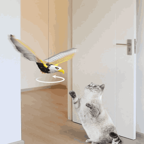 Kit de 2 Juguetes de Pájaros Voladores Eléctricos para Gato CatFun™