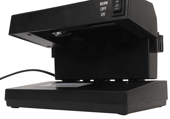 Detector de Billetes Falsos con Lupa y Luz UV Code™