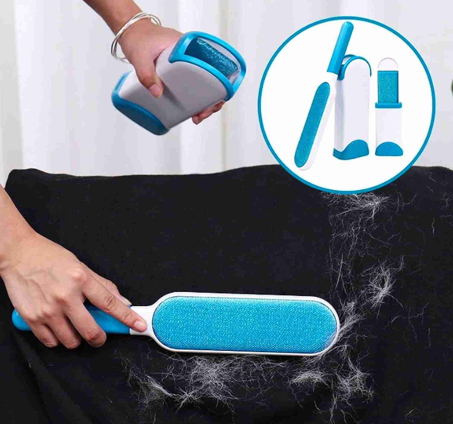 Cepillo Removedor de Pelo y Pelusa Doble Cara Pets&Clean™