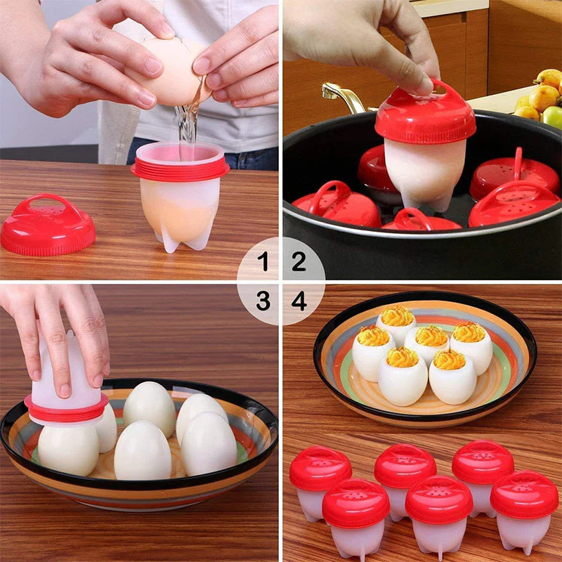 HERVIDOR DE HUEVOS CON DISEÑO DE SILICONA - Egg Boiler™