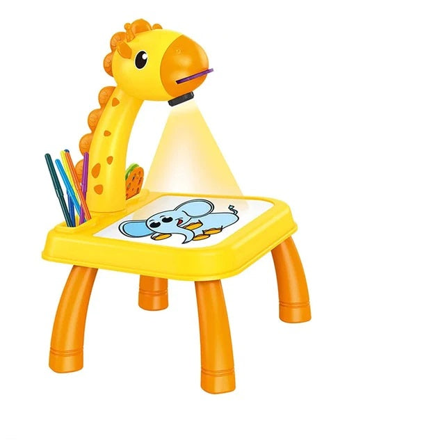 MESA DE DIBUJO PARA NIÑOS CON PROYECTOR