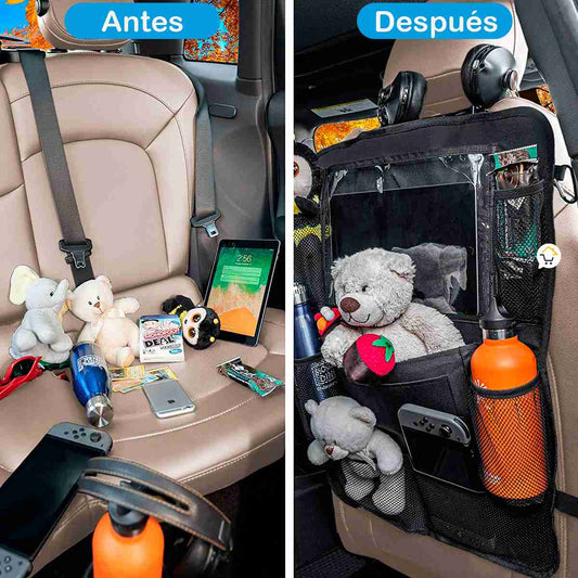 Set 2 Piezas: Organizadores Para Asientos Traseros Carro MasterCar™