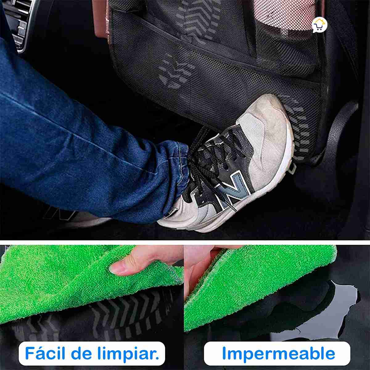 Set 2 Piezas: Organizadores Para Asientos Traseros Carro MasterCar™