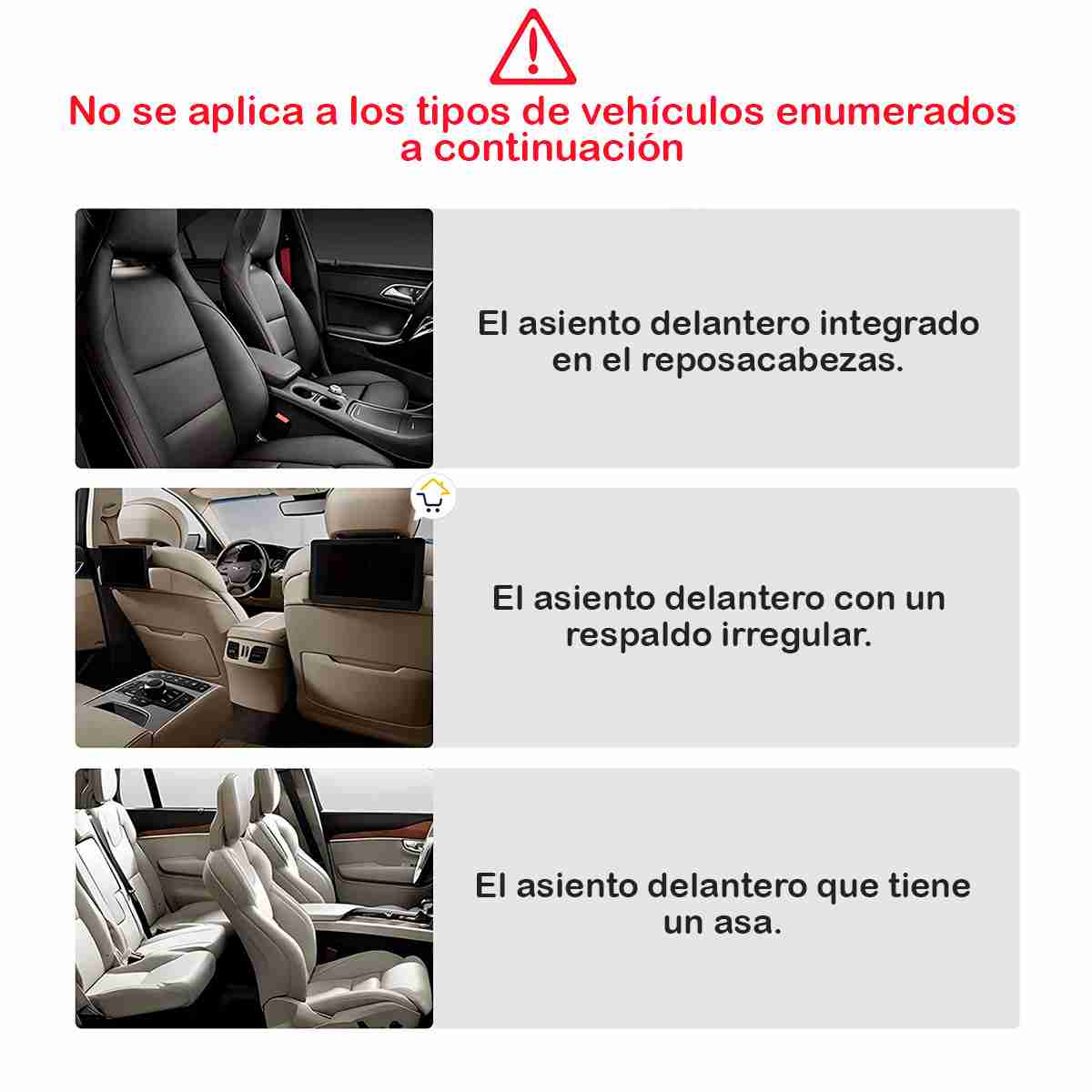 Set 2 Piezas: Organizadores Para Asientos Traseros Carro MasterCar™