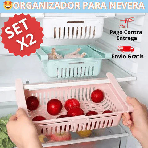 Organizador de Nevera Set de 2 Piezas GoodKitchen™