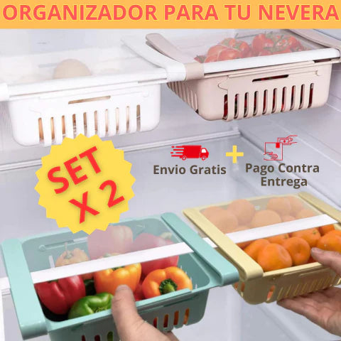 Organizador de Nevera Set de 2 Piezas GoodKitchen™