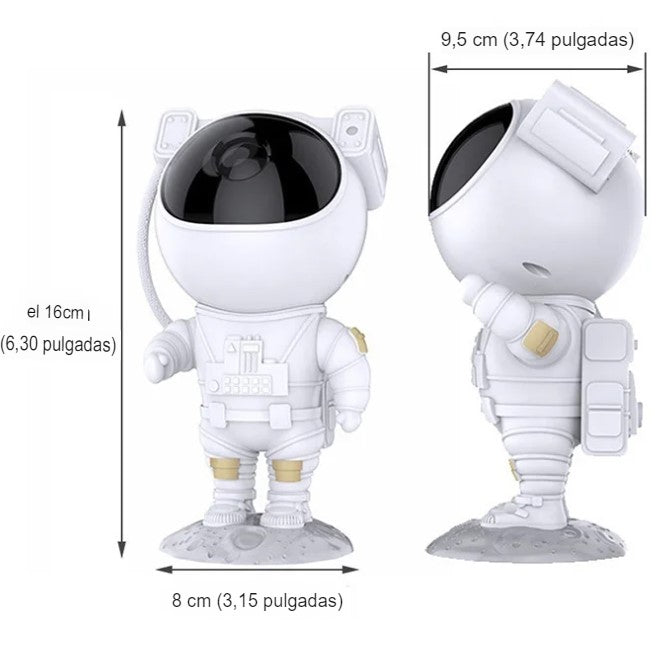 Proyector De Galaxia Tipo Astronauta Con Luz Rgb Y Parlante GalaxyLights™