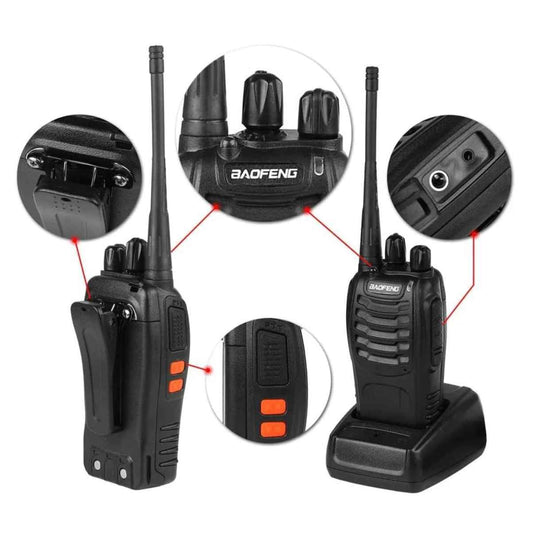 Radio Comunicación Walkie Talkie 2 Unidades Baofeng™