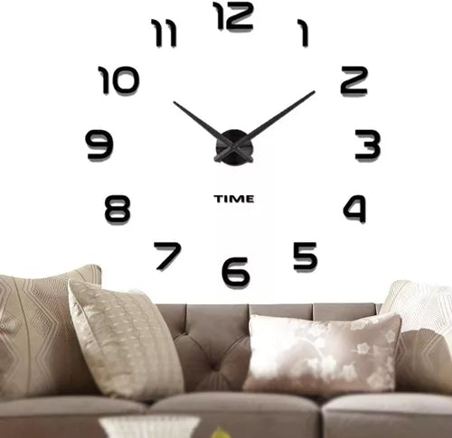Reloj de Pared Grande 3D, elegante y minimalista 100% funcional StyleHome™