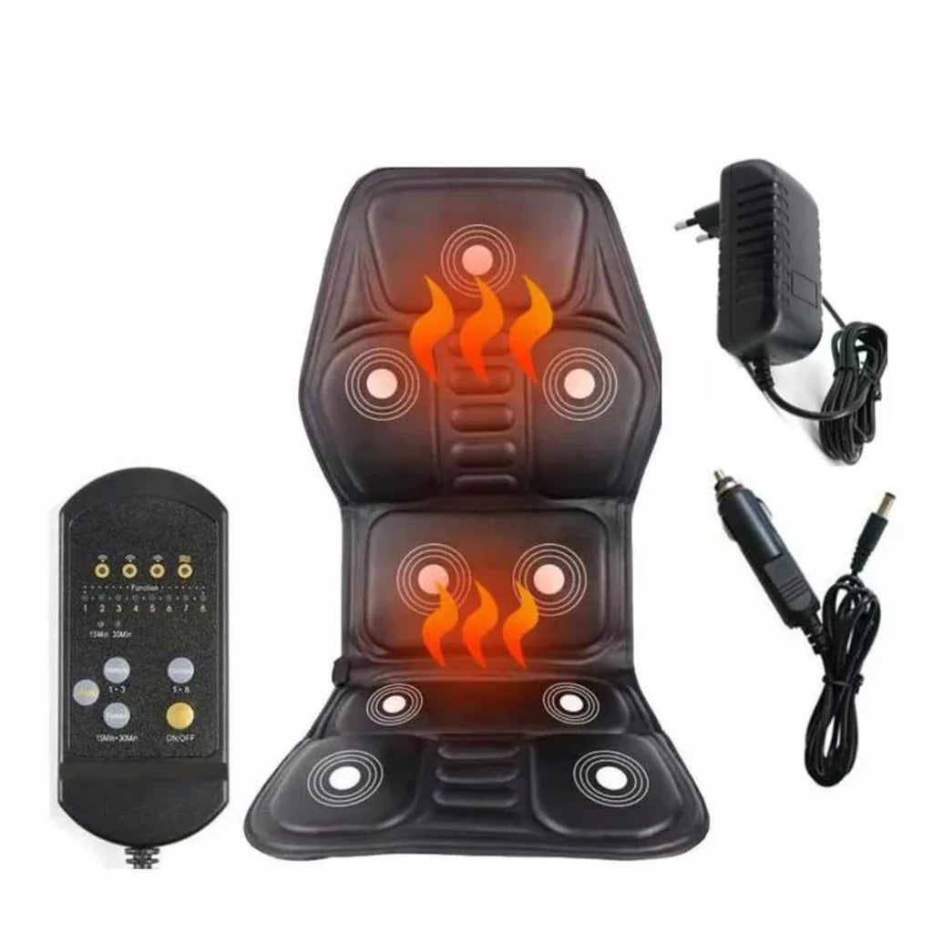Silla Eléctrica Masajeadora de 5 Motores para Coche, Hogar etc.