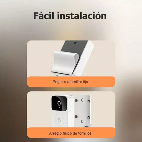 Timbre inteligente con WiFi y Cámara para el hogar Security™