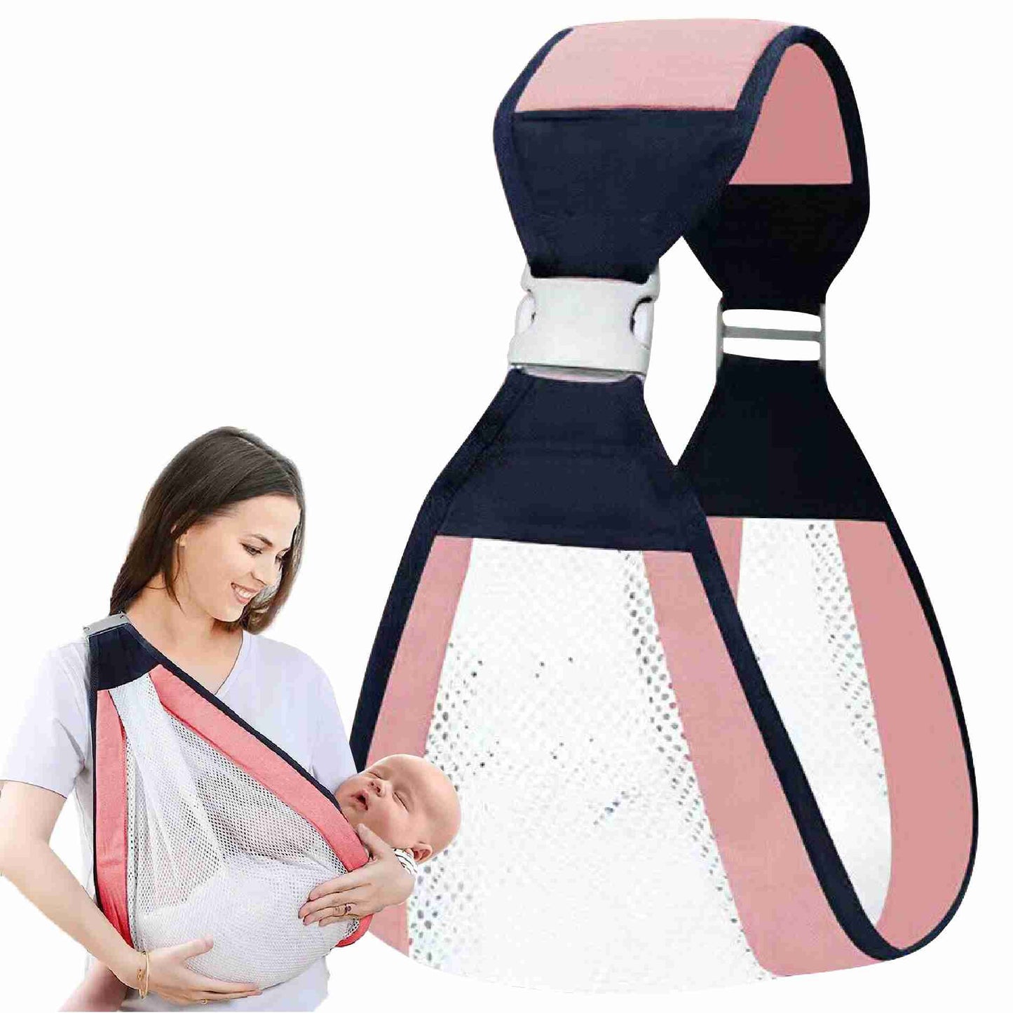 Mochila Cangurera Portabebés Ergonomica soporta hasta 20kg BabySafe™