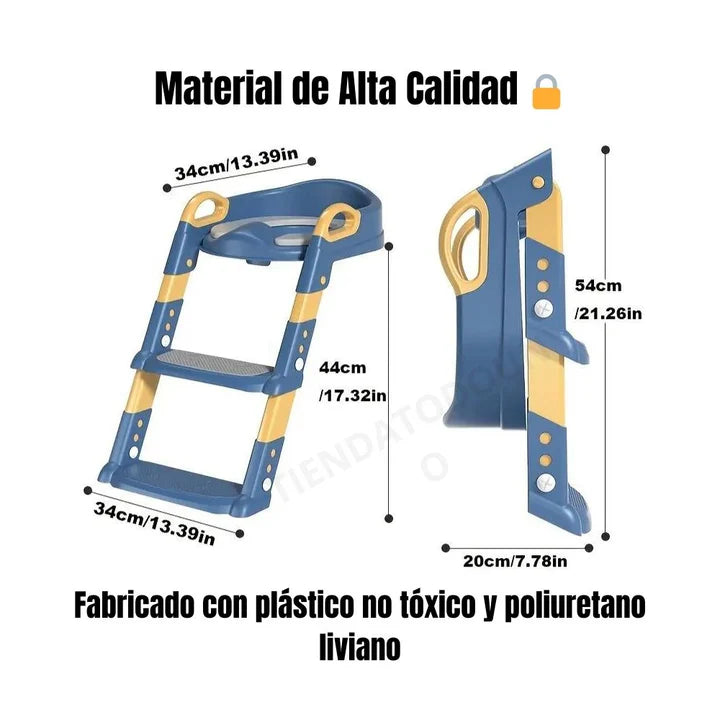 ESCALERA ADAPTADOR INODORO PARA NIÑOS/AS