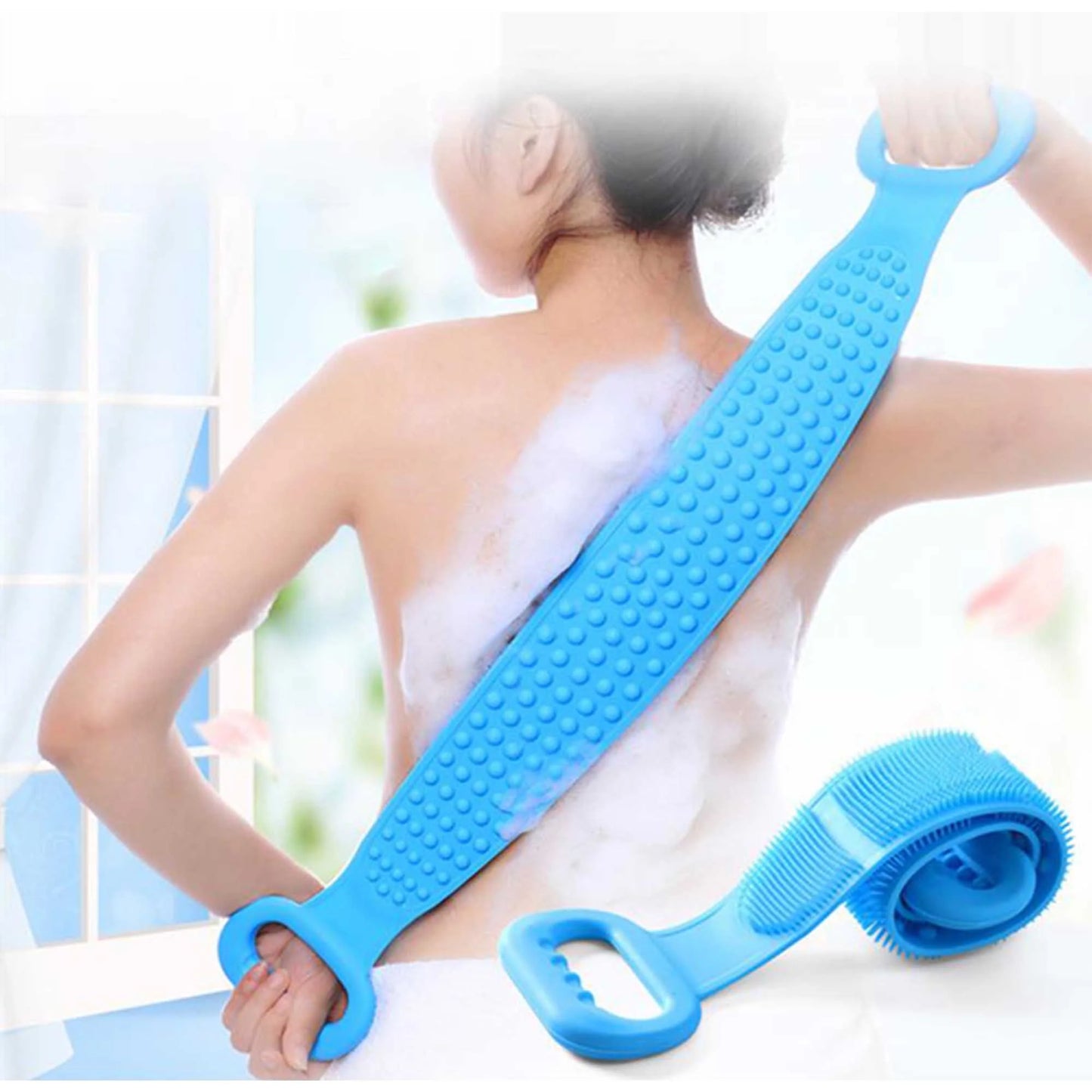 ESPONJA ESFOLIANTE DE SILICONA PARA BAÑO - BRUSHCLEAN®