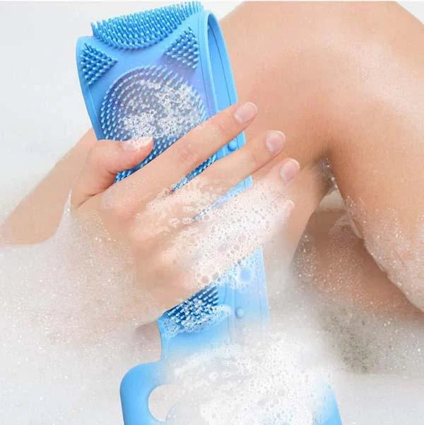 ESPONJA ESFOLIANTE DE SILICONA PARA BAÑO - BRUSHCLEAN®