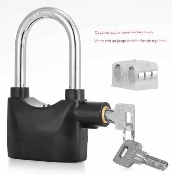 Candado reforzado con Alarma integrada UltraProtect™