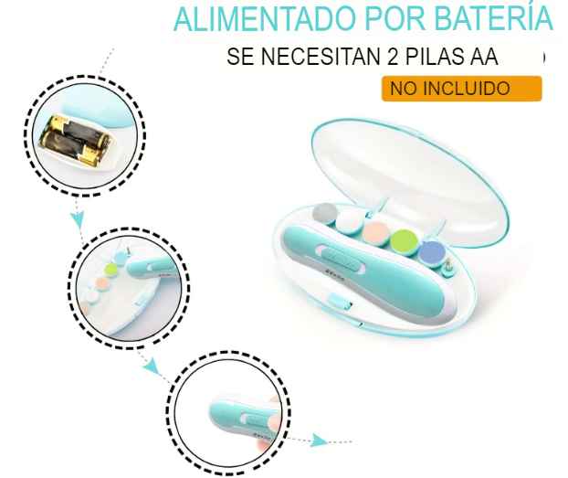 Cortador de uñas Eléctrico para bebé Sanders™