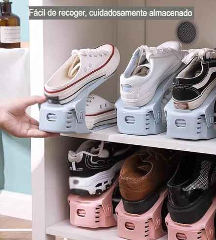 Kit de 5 Organizadores Plegables para Zapatos Ahorrador de Espacio SpaceSaver™