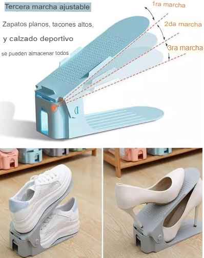 Kit de 5 Organizadores Plegables para Zapatos Ahorrador de Espacio SpaceSaver™