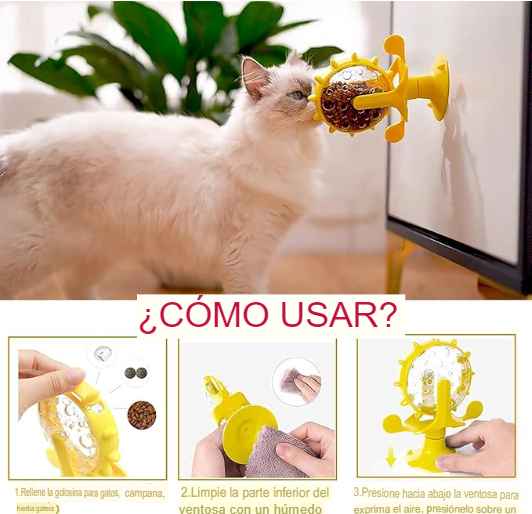 Juguete Interactivo con Fugas de Comida para Gatos y Perros PetFun™