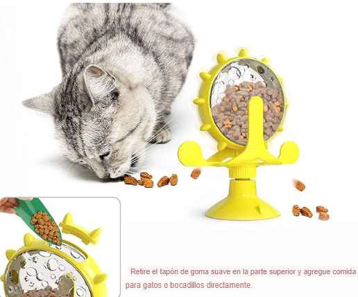 Juguete Interactivo con Fugas de Comida para Gatos y Perros PetFun™