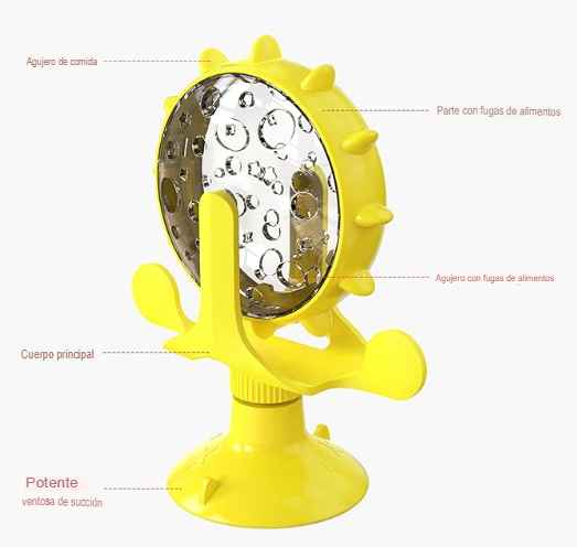 Juguete Interactivo con Fugas de Comida para Gatos y Perros PetFun™