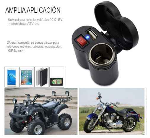 Cargador para Celular con Encendedor para Motocicleta MotorcycleElectronics™