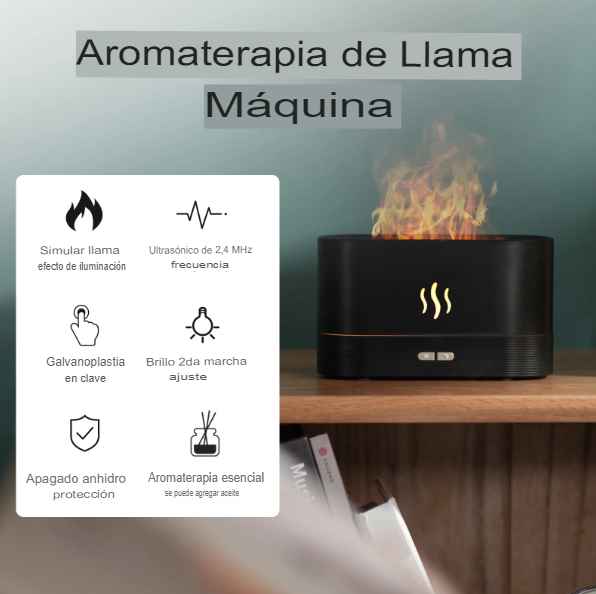 Humidificador de Aire Ultrasónico efecto Flama Humidify™
