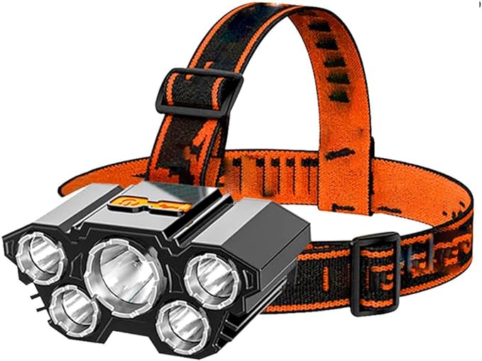 Linterna Frontal de 5 Led Recargable por Usb EcoLumined™