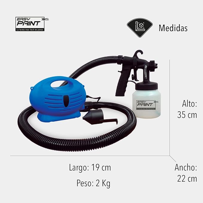 PISTOLA DE PINTAR CON COMPRESOR ELECTRICO PORTATIL + ENVÍO GRATIS!