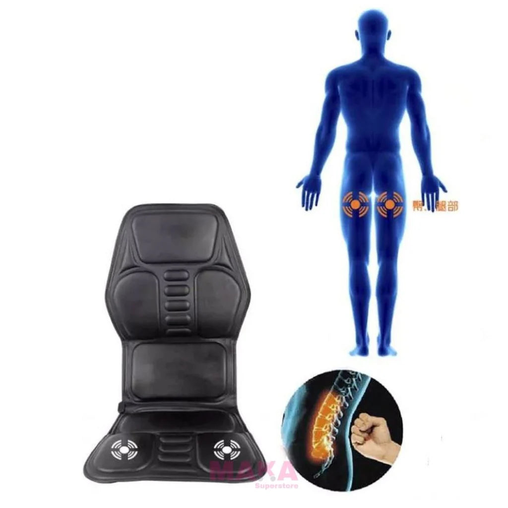 Silla Eléctrica Masajeadora de 5 Motores para Coche, Hogar etc.