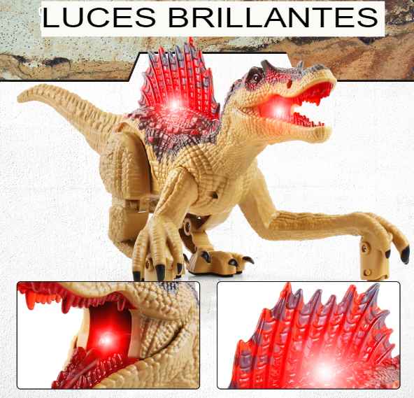 Dinosaurio de control remoto con Sonido y Luces DinoToys™