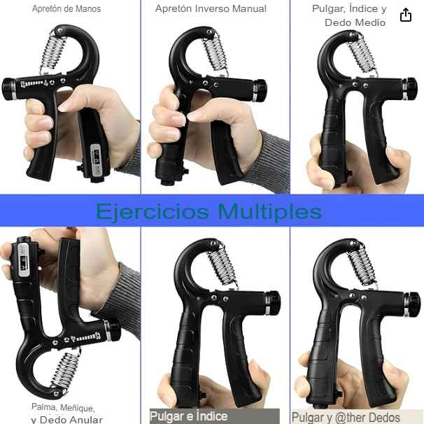 Ejercitador de Mano y Antebrazo Ajustable de 0-60 Kg HandFit™