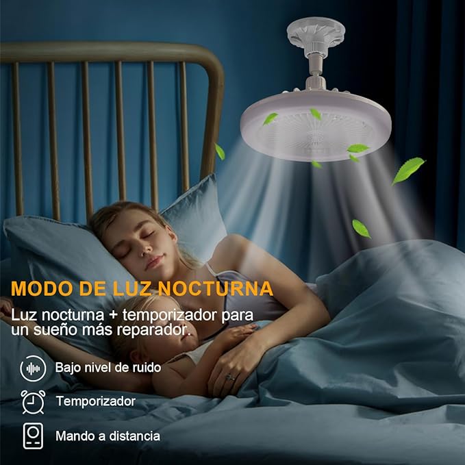 Ventilador de Luz para Pared/Techo FreshAir™