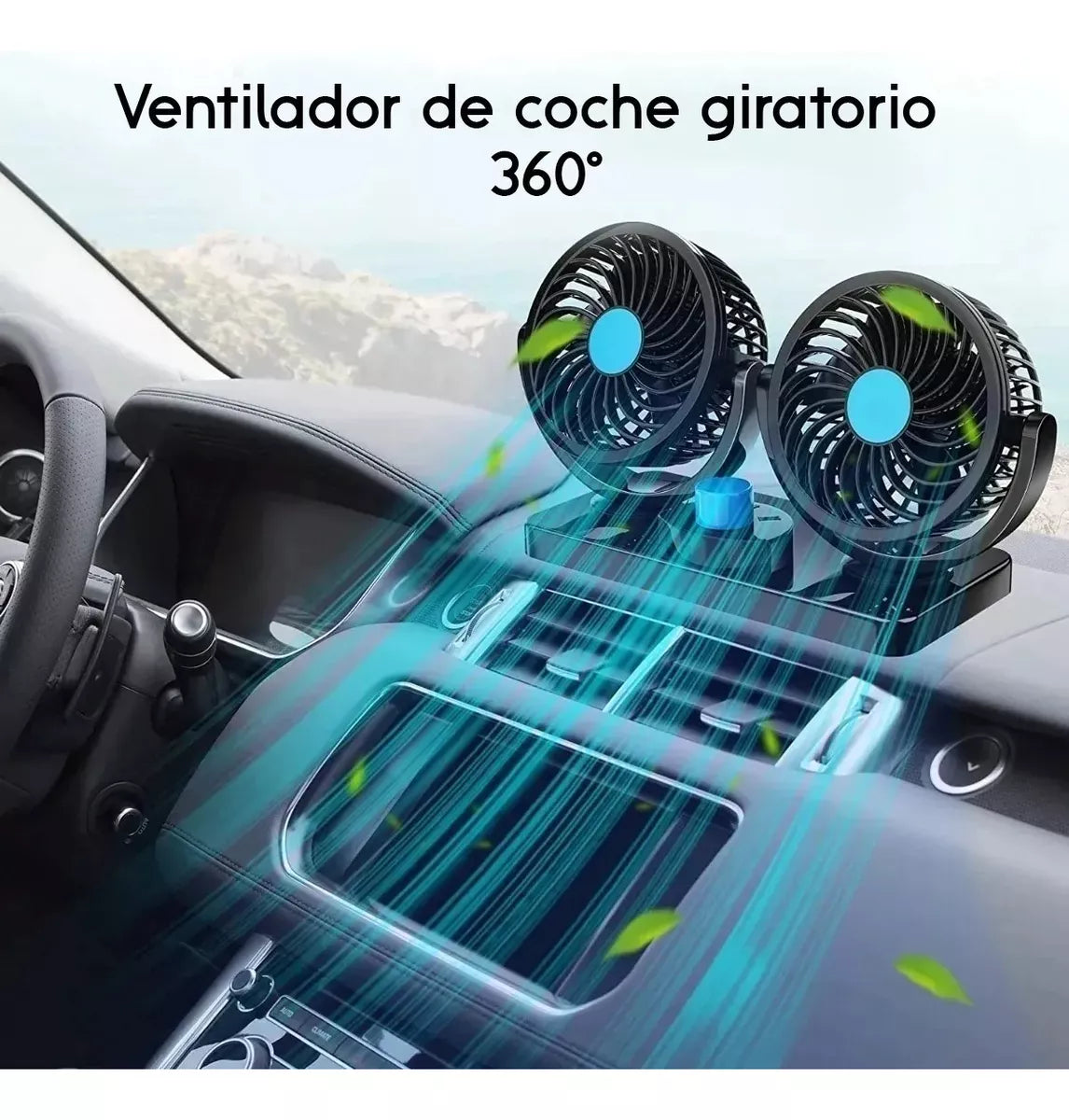 Ventilador Doble para Coche FreshAir™