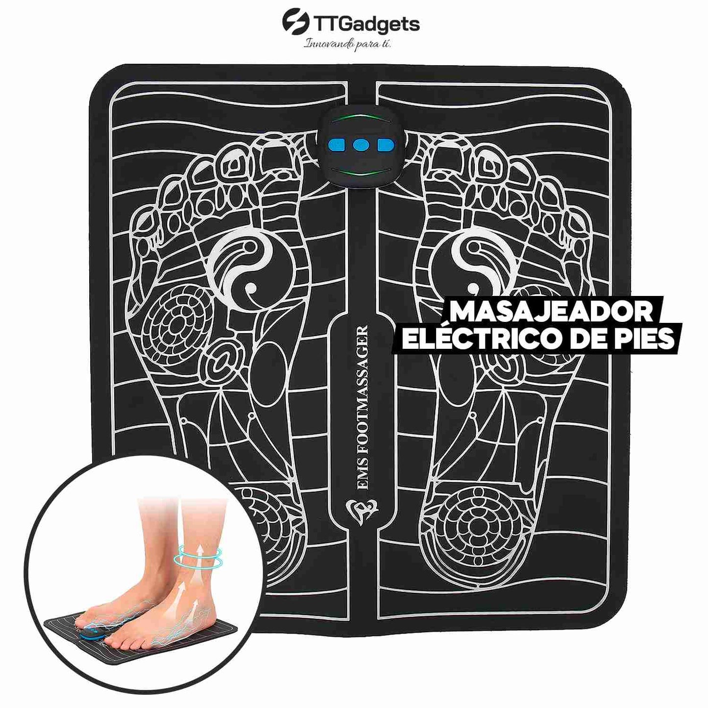 Masajeador de Pies Electrico Portátil y Plegable HealthyFeet™