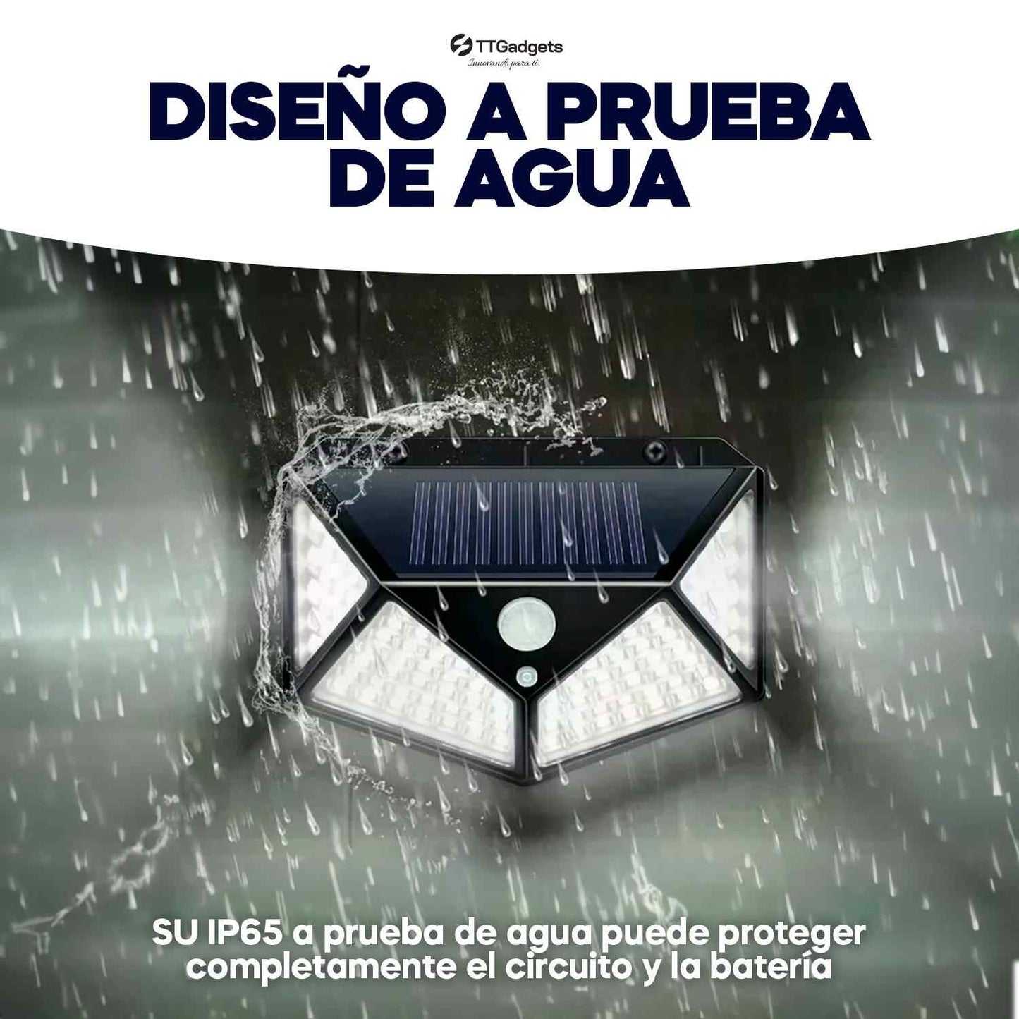 Kit de 2 Lamparás Solares De Seguridad Para Jardin/exteriores (2 Piezas) SuperLight™