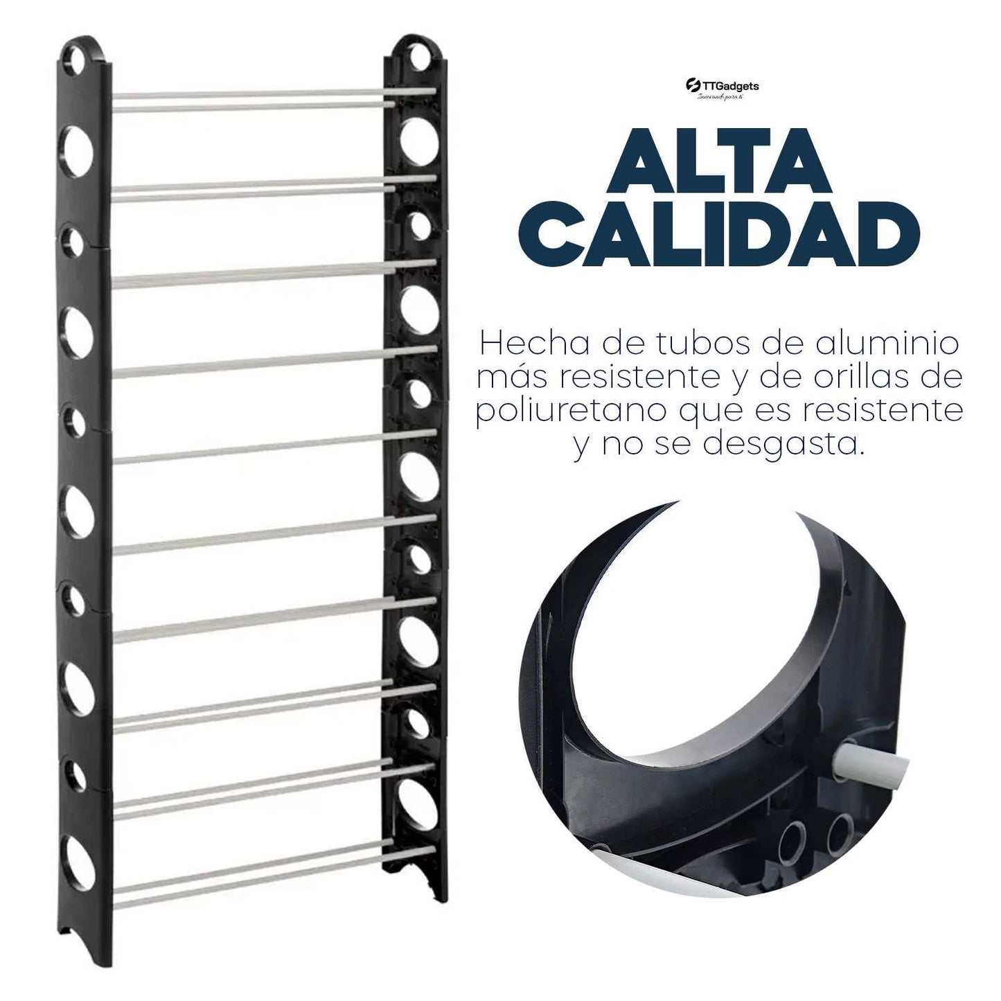 Zapatera de 10 Niveles 30 Pares de Zapatos CleanHouse™